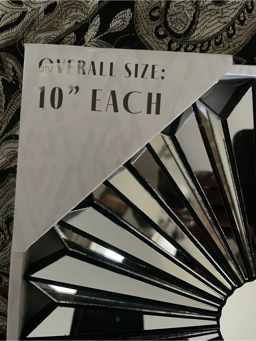 Radiant Sunburst Mirror - Silver Mirror Accent - Picture 6 of 6